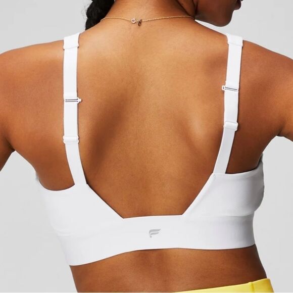 Fabletics All Day Every Day Bra White S NWT IN PACKAGING - Picture 3 of 5